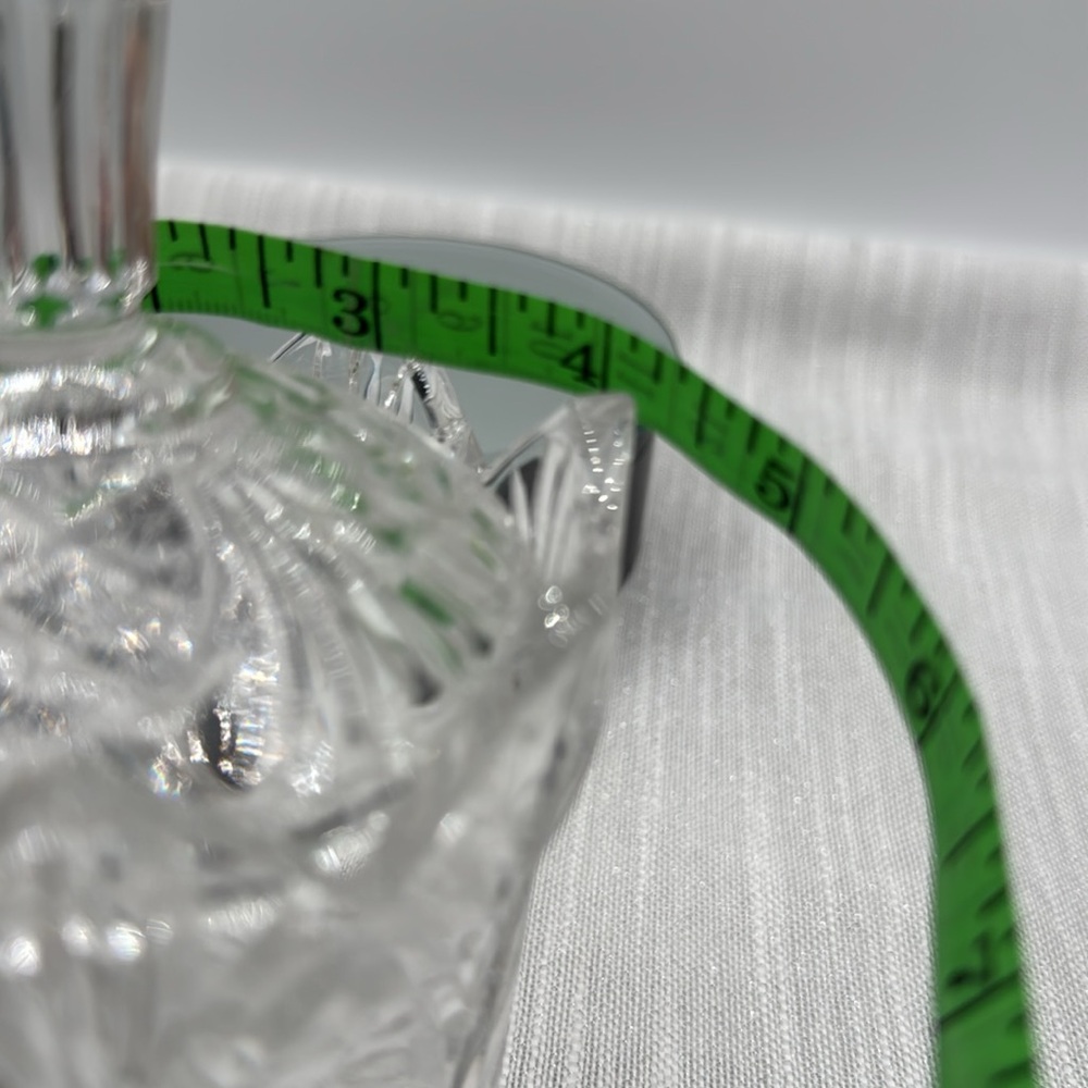 Fifth Avenue 24% Lead Crystal 6" Portico Jelly Jar With Lid Candy Dish Vintage - Picture 7 of 7